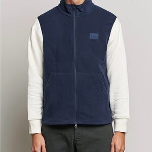 No Nationality NN07 Men’s Medium Vinny Vest Blue Polartec fleece